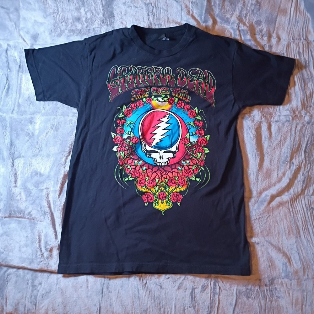 Grateful Dead Fare Thee Well 50th Anniversary Shirt Tultex Black‎ Medium Mens